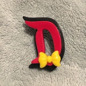 Acrylic Disney “D” Brooch